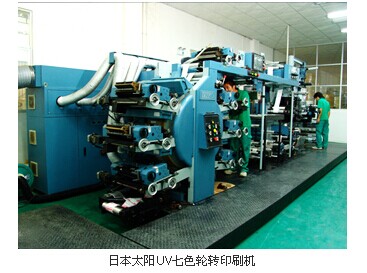 日本太陽UV七色輪轉印刷機
